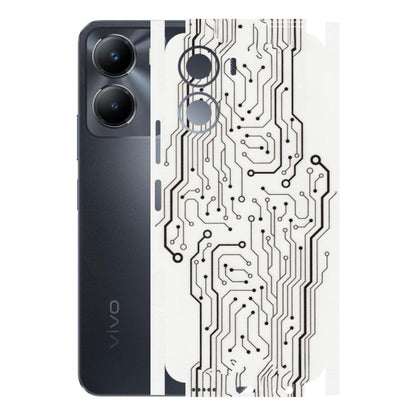 VIVO Z/V/X/T/U/S Series Phone Skins (All Models) - Tech Circuits - Transparent Finish (T-03) Vivo T2 X (5G)
