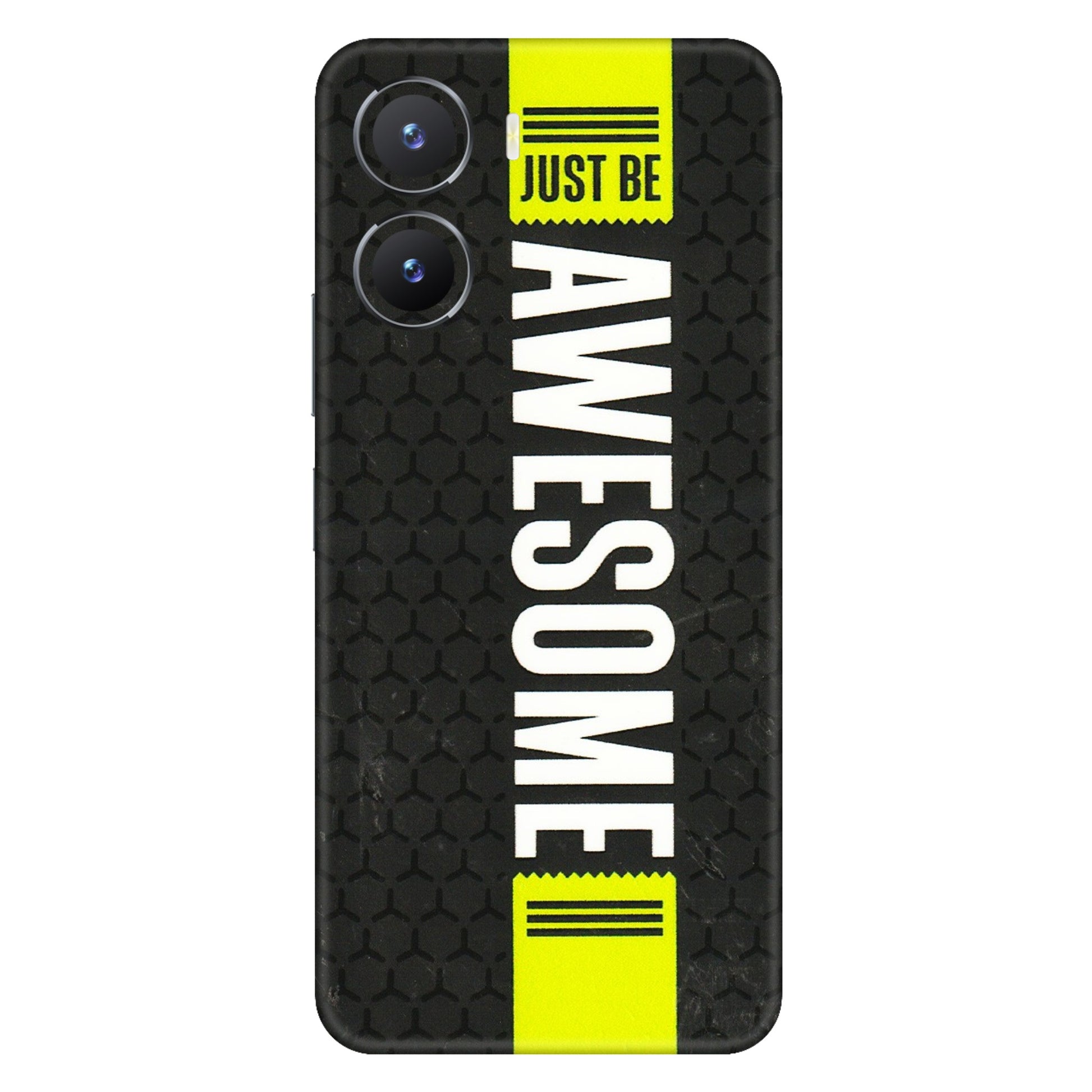 VIVO Z/V/X/T/U/S Series Phone Skins (All Models) - Just Be Awesome - 3D Embossed Finish (L-101) Vivo T2 X (5G)