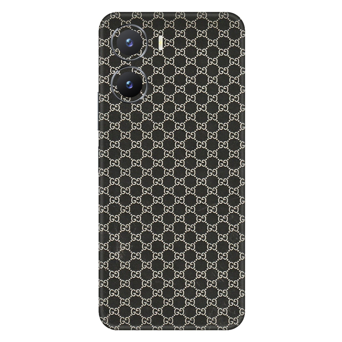 VIVO Z/V/X/T/U/S Series Phone Skins (All Models) - Black G Print - 3D Embossed Finish (L-109) Vivo T2 X (5G)