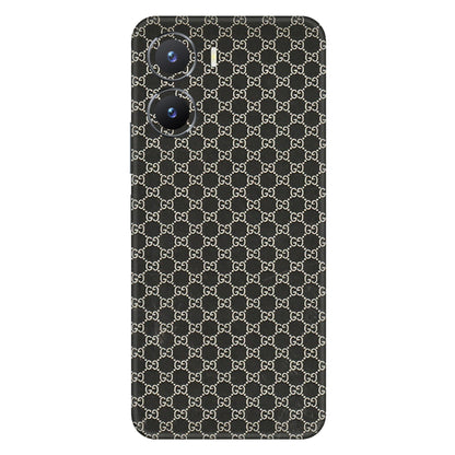 VIVO Z/V/X/T/U/S Series Phone Skins (All Models) - Black G Print - 3D Embossed Finish (L-109) Vivo T2 X (5G)