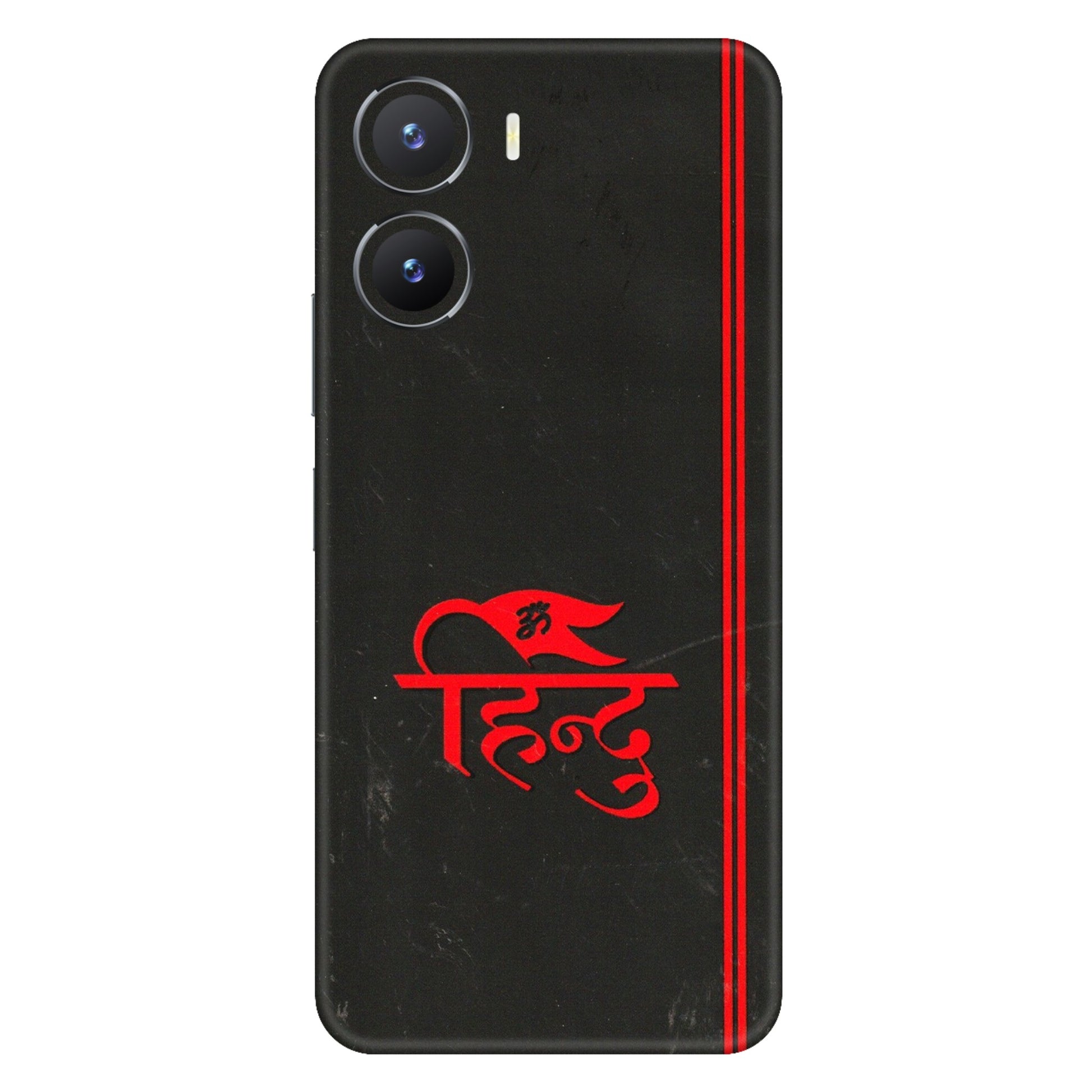VIVO Z/V/X/T/U/S Series Phone Skins (All Models) - Hindu Black - 3D Embossed Finish (L-153) Vivo T2 X (5G)