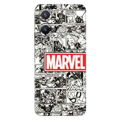 VIVO Z/V/X/T/U/S Series Phone Skins (All Models) - Marvel Comic - 3D Embossed Finish (L-171) Vivo T2 X (5G)