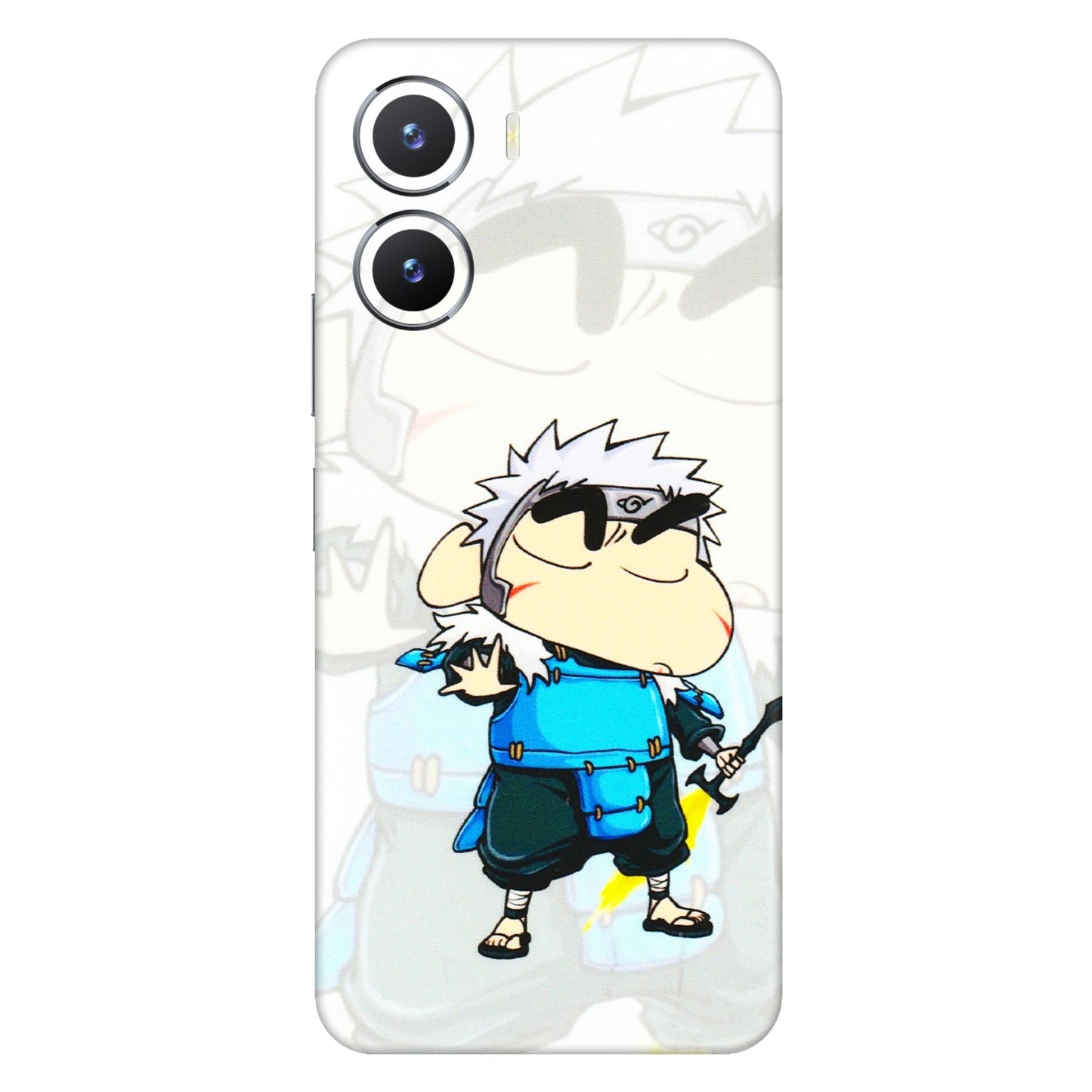 VIVO Z/V/X/T/U/S Series Phone Skins (All Models) - Angry Young Shinchan - 3D Embossed Finish (L-226) Vivo T2 X (5G)