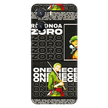 VIVO Z/V/X/T/U/S Series Phone Skins (All Models) - One Piece Zoro - 3D Embossed Finish (L-250) Vivo T2 X (5G)