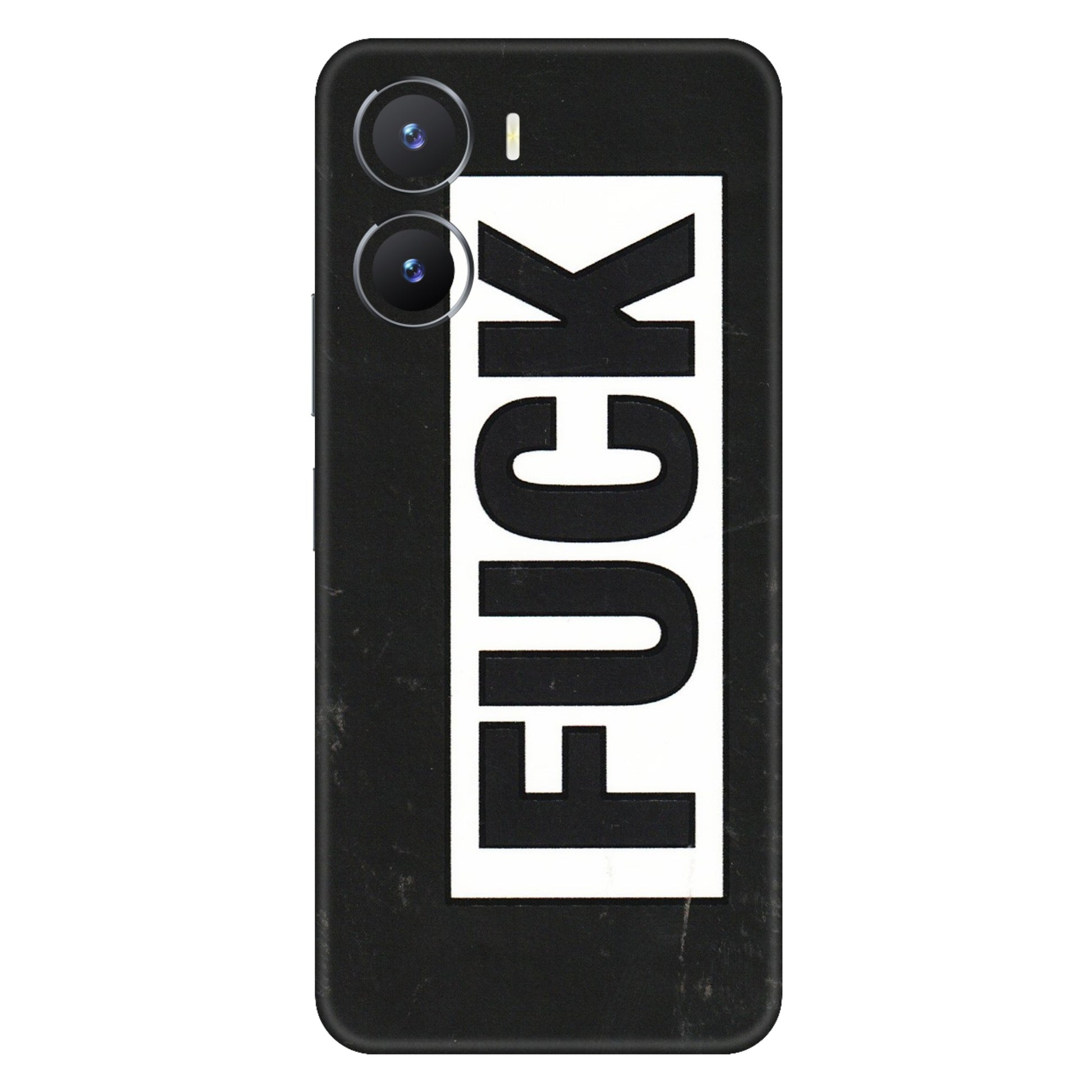 VIVO Z/V/X/T/U/S Series Phone Skins (All Models) - The F Word - 3D Embossed Finish (L-255) Vivo T2 X (5G)