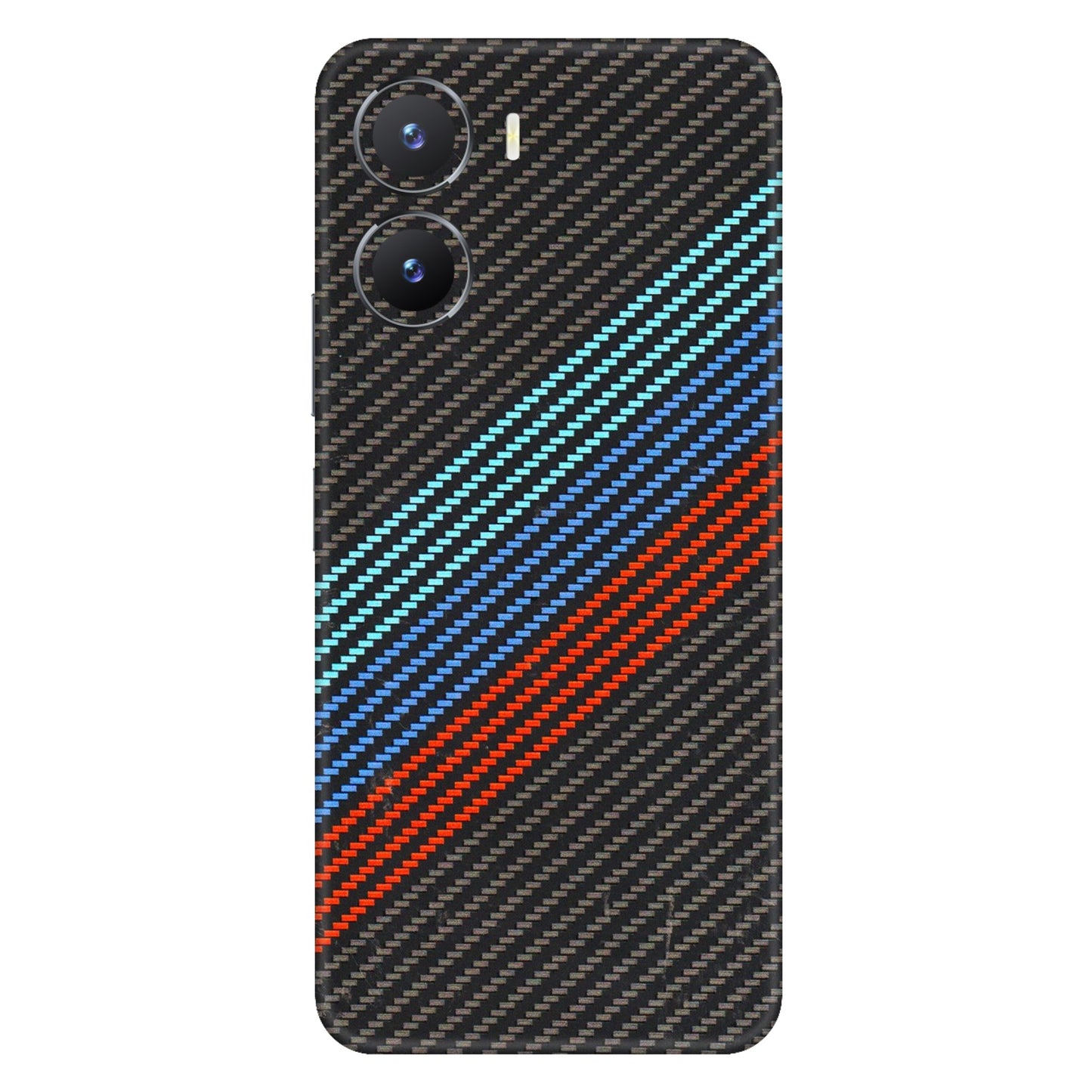 VIVO Z/V/X/T/U/S Series Phone Skins (All Models) - Carbon BM - 3D Embossed Finish (L-302) Vivo T2 X (5G)