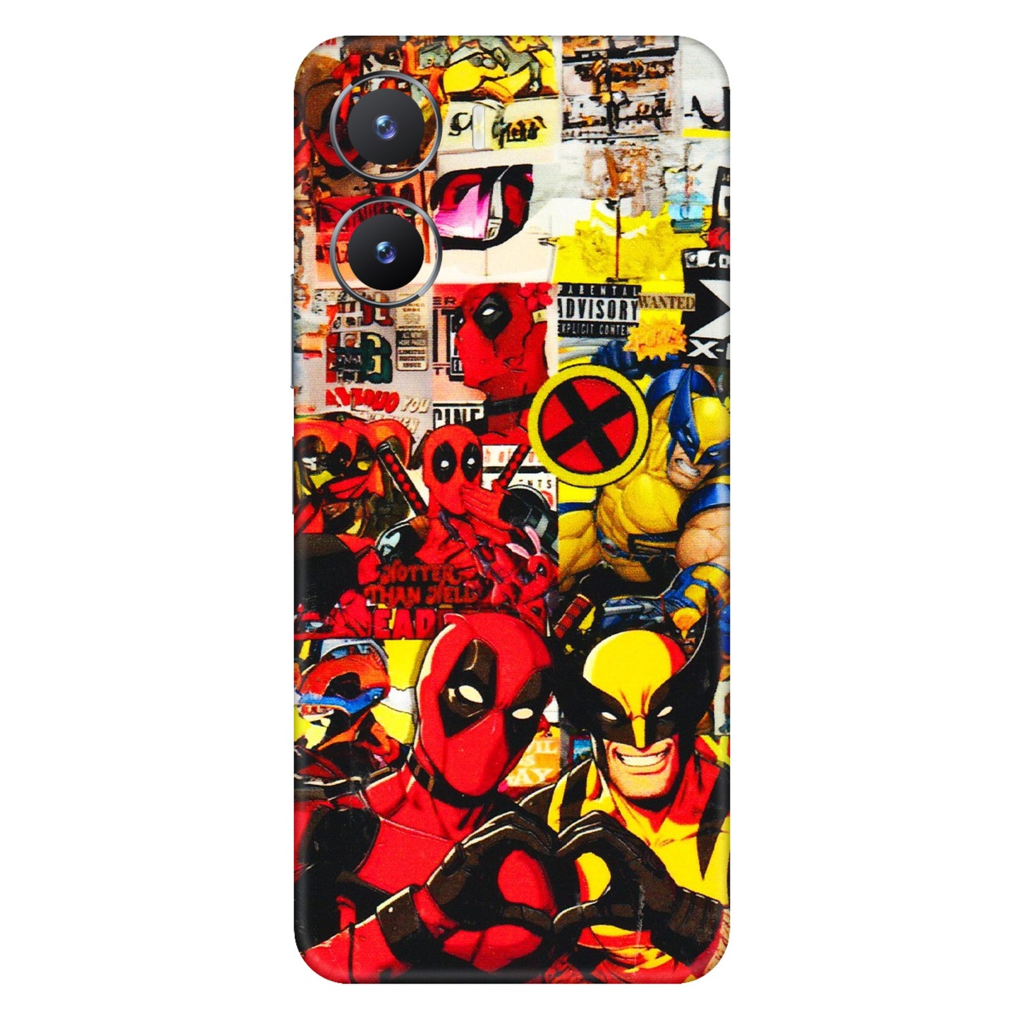 VIVO Z/V/X/T/U/S Series Phone Skins (All Models) - Spidy Wolverine - 3D Embossed Finish (L-310) Vivo T2 X (5G)