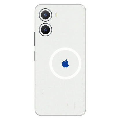 VIVO Z/V/X/T/U/S Series Phone Skins (All Models) - iPhone Magsafe Logo - 3D Embossed Finish (L-320) Vivo T2 X (5G)