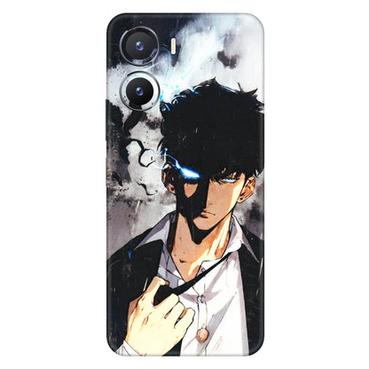 VIVO Z/V/X/T/U/S Series Phone Skins (All Models) - Sung Jinwoo Manhwa Anime - 3D Embossed Finish (L-328) Vivo T2 X (5G)