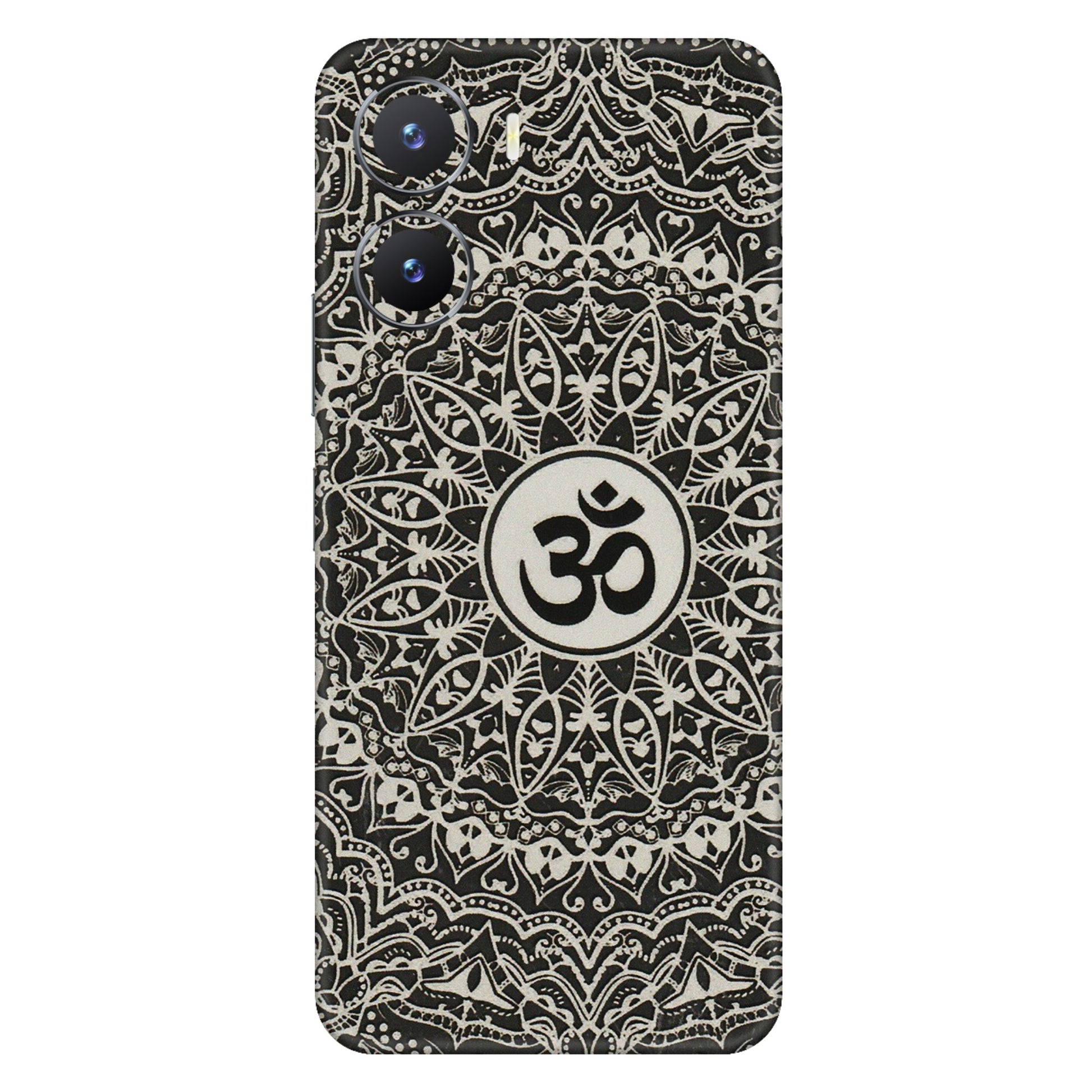 VIVO Z/V/X/T/U/S Series Phone Skins (All Models) - Aum Elegant Mandala - 3D Embossed Finish (L-62) Vivo T2 X (5G)
