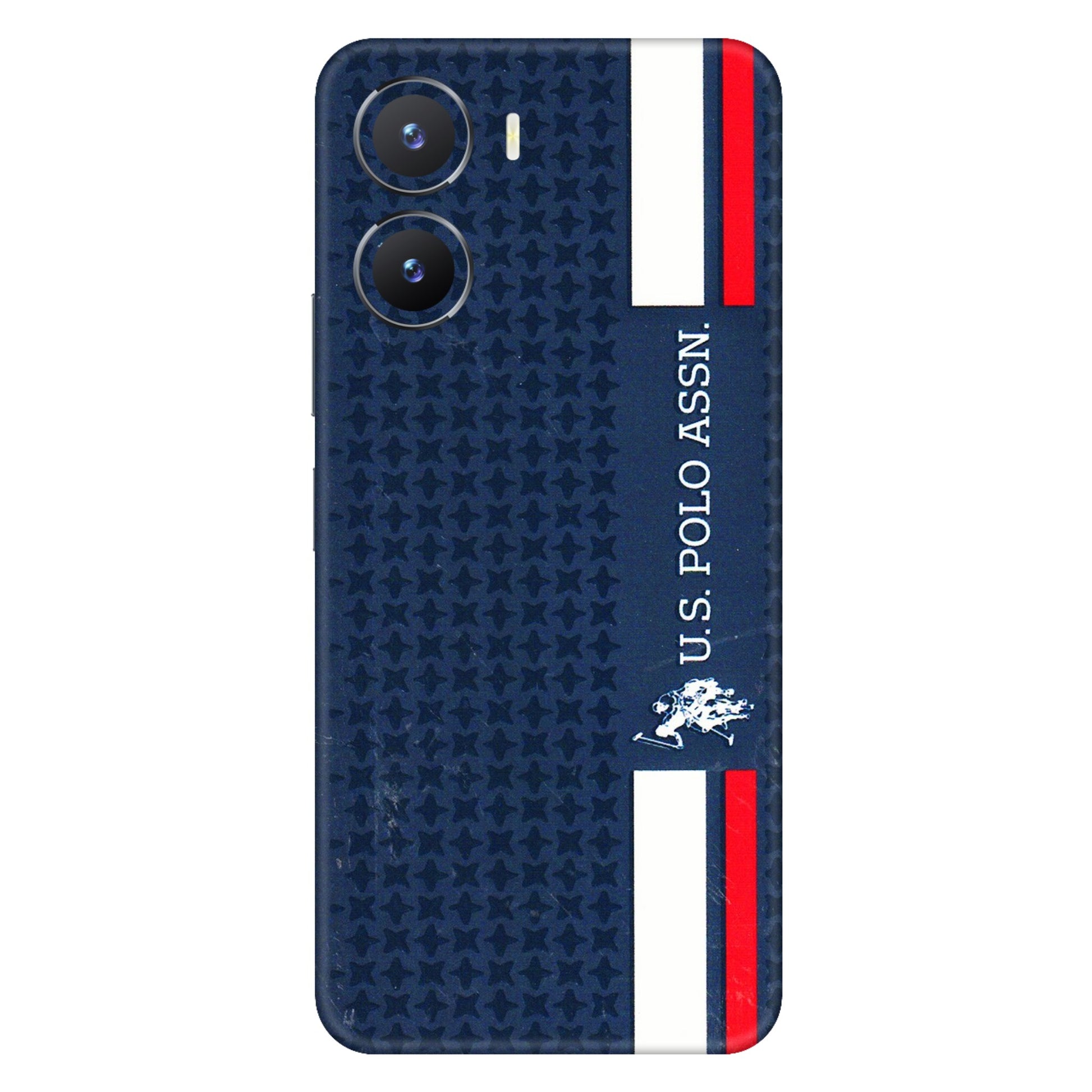 VIVO Z/V/X/T/U/S Series Phone Skins (All Models) - US POLO Designer Brand - 3D Embossed Finish (L-65) Vivo T2 X (5G)