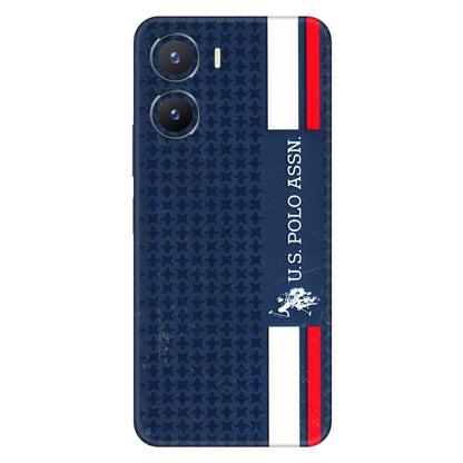 VIVO Z/V/X/T/U/S Series Phone Skins (All Models) - US POLO Designer Brand - 3D Embossed Finish (L-65) Vivo T2 X (5G)