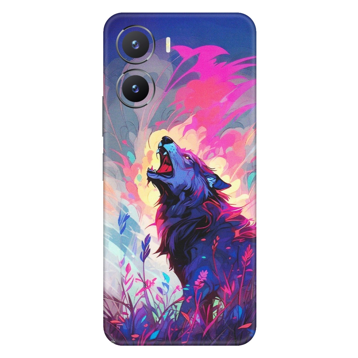 VIVO Z/V/X/T/U/S Series Phone Skins (All Models) - New Wild Wolf Abstract - Matte Finish (M-125) Vivo T2 X (5G)