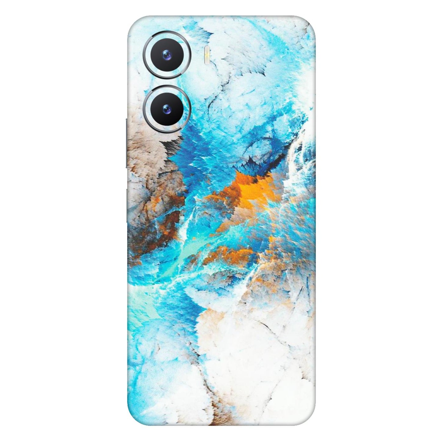 VIVO Z/V/X/T/U/S Series Phone Skins (All Models) - Blue Waves Abstract - Matte Finish (M-19) Vivo T2 X (5G)