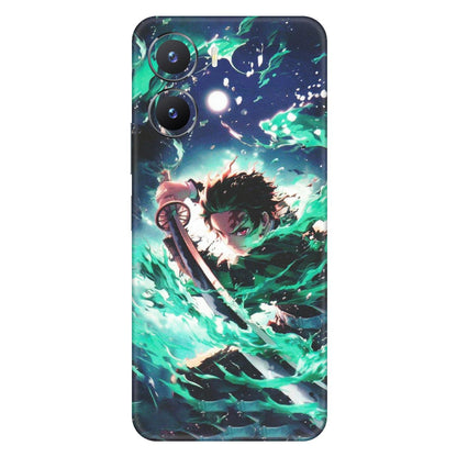 VIVO Z/V/X/T/U/S Series Phone Skins (All Models) - Sword Fighter Anime - Matte Finish (M-29) Vivo T2 X (5G)