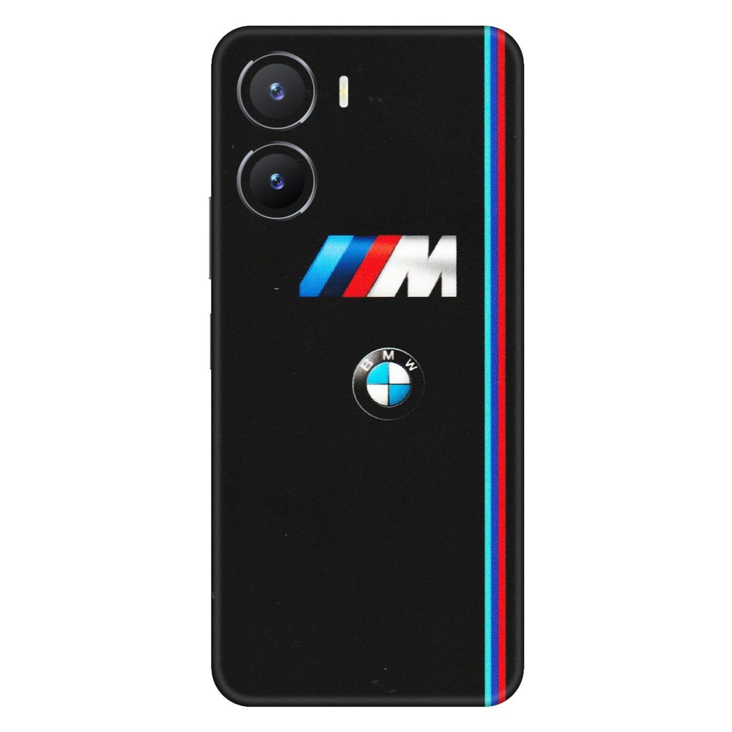 VIVO Z/V/X/T/U/S Series Phone Skins (All Models) - Styling With Black BMW - Matte Finish (M-74) Vivo T2 X (5G)