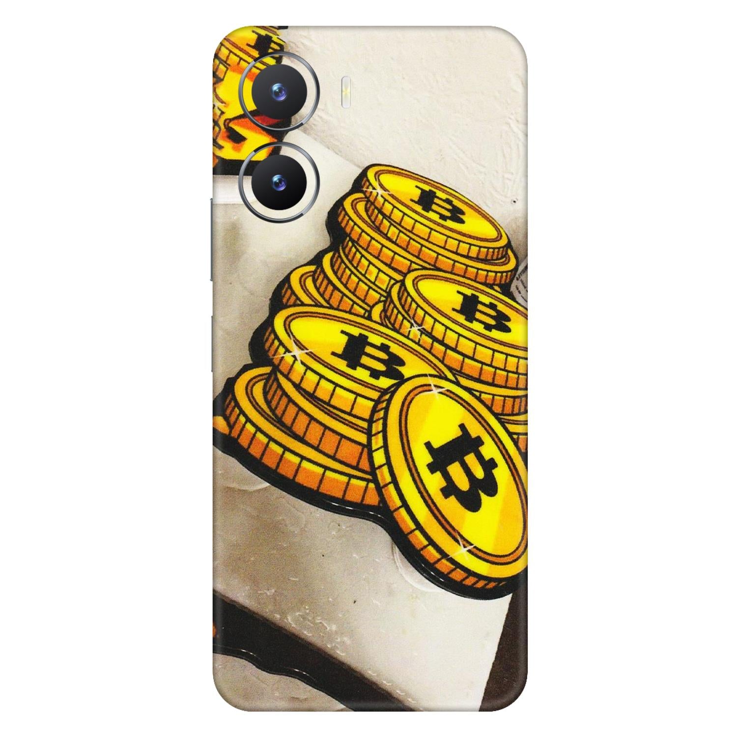 VIVO Z/V/X/T/U/S Series Phone Skins (All Models) - Billionaire Bitcoin Collection - Matte Finish (M-92) Vivo T2 X (5G)