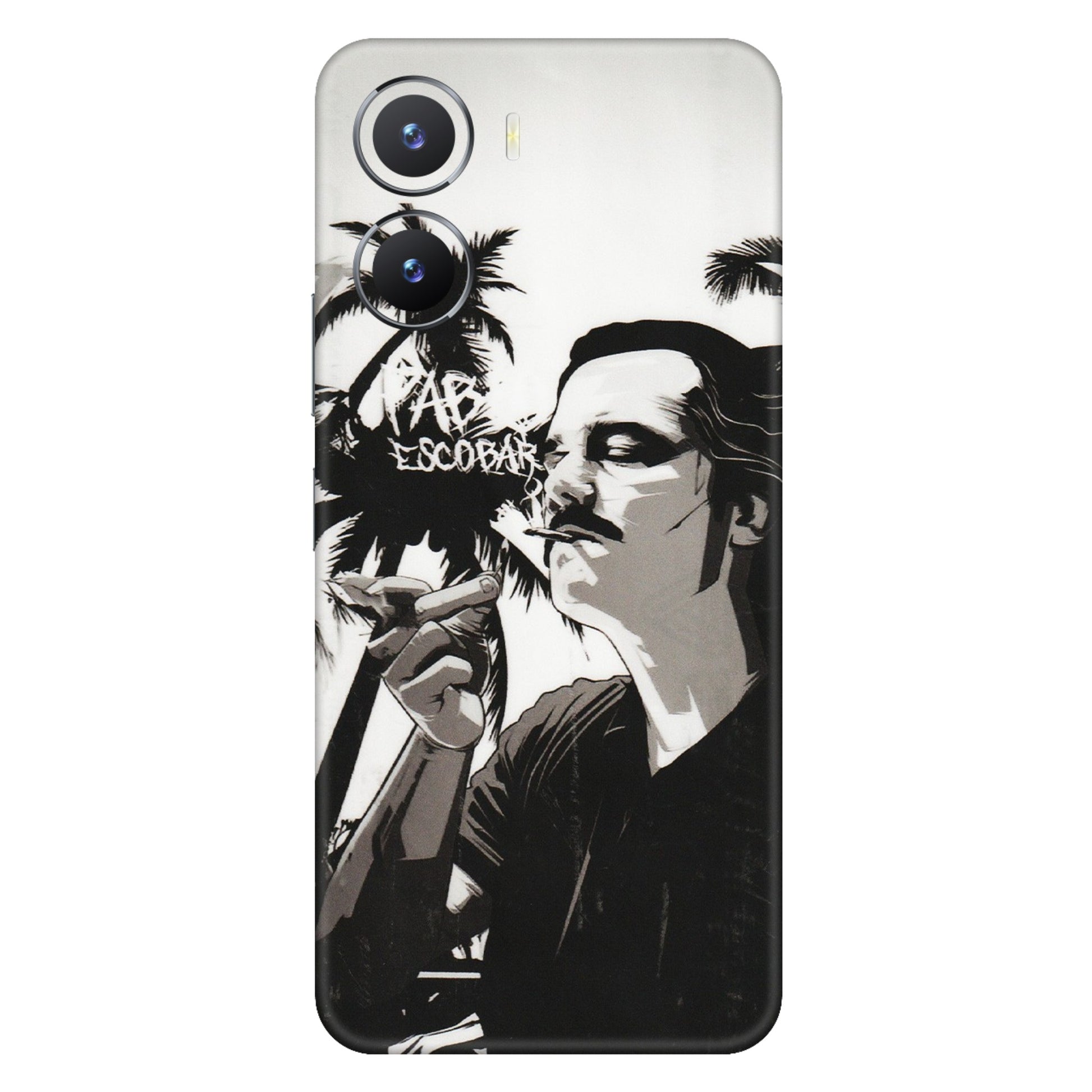 VIVO Z/V/X/T/U/S Series Phone Skins (All Models) - Pab Escobar - Transparent Finish (T-05) Vivo T2 X (5G)