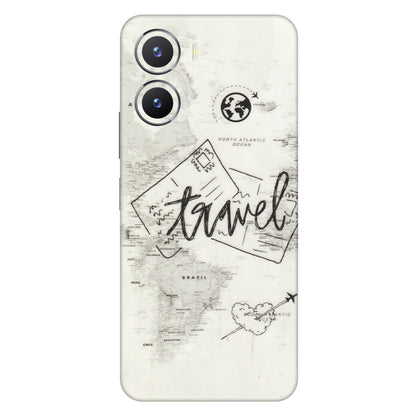 VIVO Z/V/X/T/U/S Series Phone Skins (All Models) - Travel Ticket - Transparent Finish (T-06) Vivo T2 X (5G)