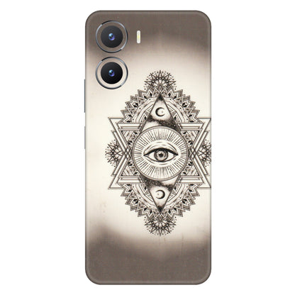 VIVO Z/V/X/T/U/S Series Phone Skins (All Models) - Illuminati Great Eye - Transparent Finish (T-14) Vivo T2 X (5G)