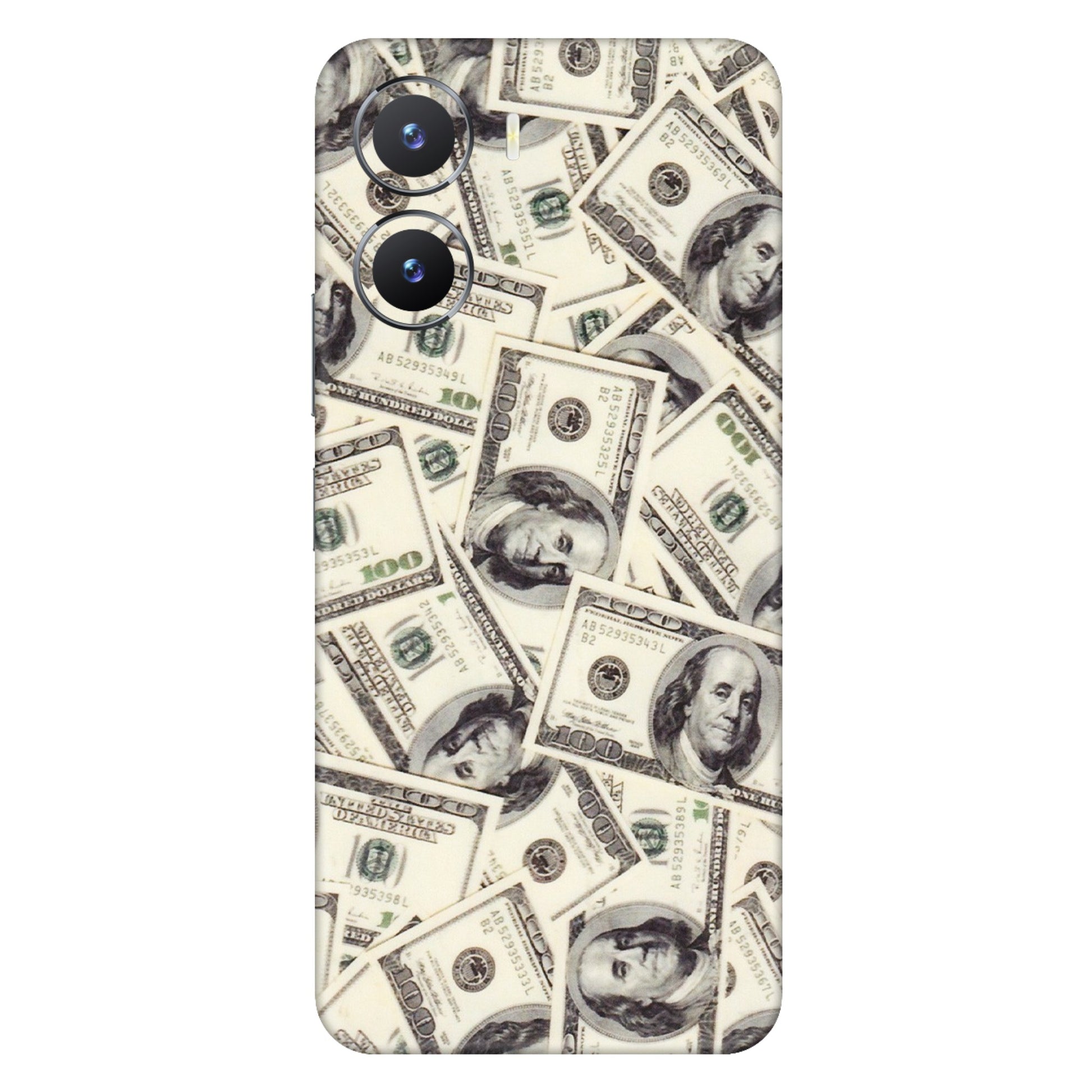 VIVO Z/V/X/T/U/S Series Phone Skins (All Models) - Dollar Lover - Transparent Finish (T-17) Vivo T2 X (5G)