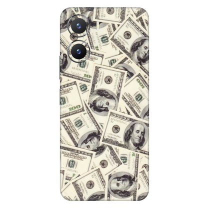 VIVO Z/V/X/T/U/S Series Phone Skins (All Models) - Dollar Lover - Transparent Finish (T-17) Vivo T2 X (5G)
