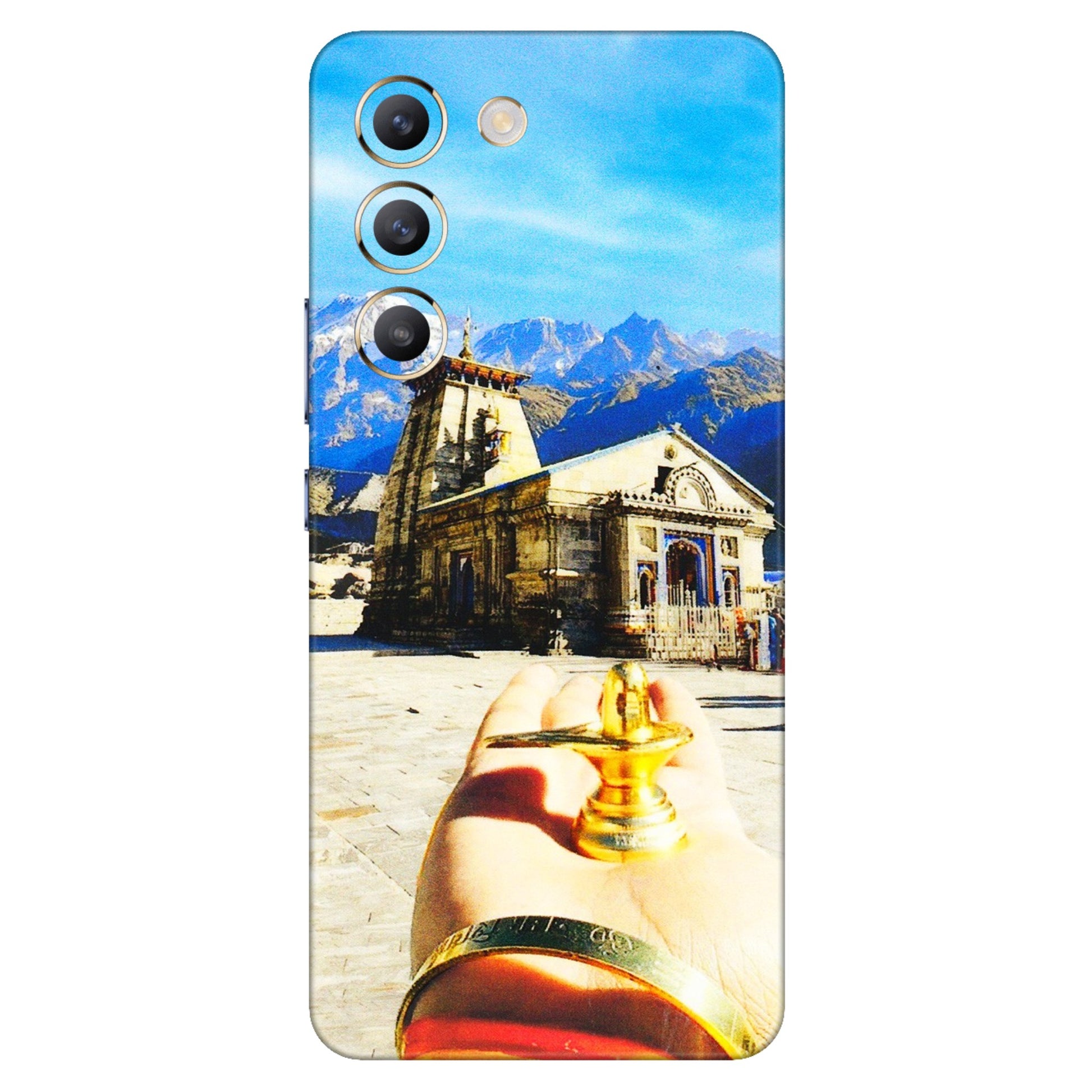 VIVO Z/V/X/T/U/S Series Phone Skins (All Models) - Beauty of Kedarnath - 3D Embossed Finish (L-108) Vivo T3 (5G)