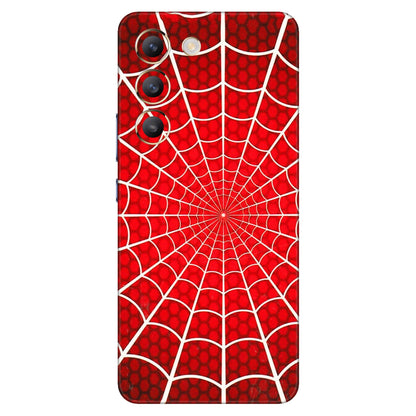 VIVO Z/V/X/T/U/S Series Phone Skins (All Models) - Classic Spidey Web - 3D Embossed Finish (L-115) Vivo T3 (5G)