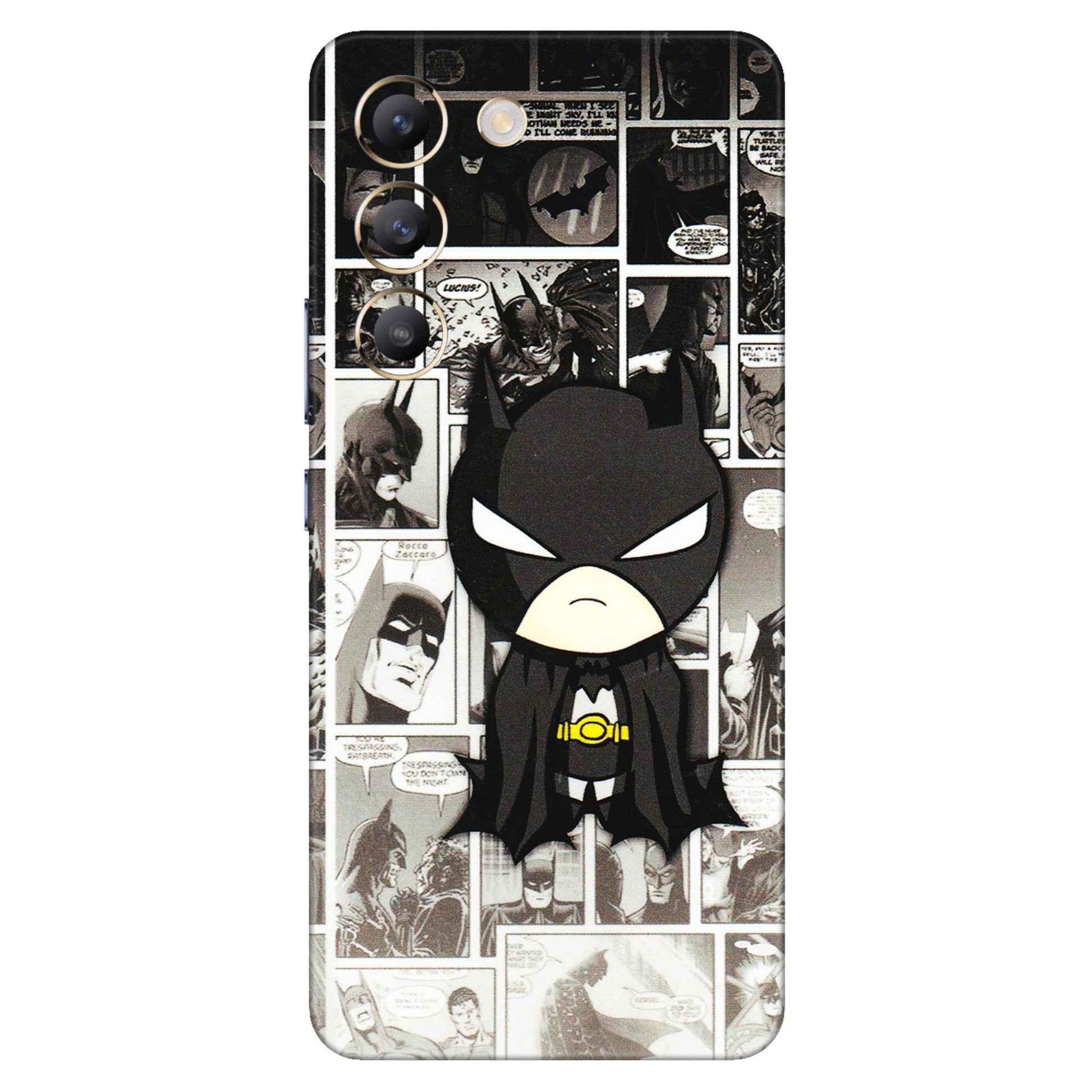 VIVO Z/V/X/T/U/S Series Phone Skins (All Models) - Toon Batman - 3D Embossed Finish (L-182) Vivo T3 (5G)