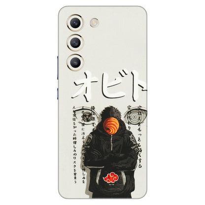 VIVO Z/V/X/T/U/S Series Phone Skins (All Models) - Obito Anime Eye - 3D Embossed Finish (L-19) Vivo T3 (5G)
