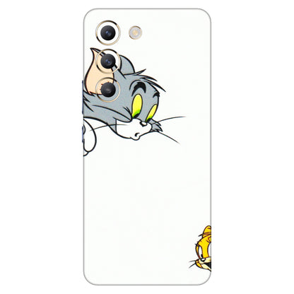 VIVO Z/V/X/T/U/S Series Phone Skins (All Models) - Cute Tom And Jerry - 3D Embossed Finish (L-220) Vivo T3 (5G)