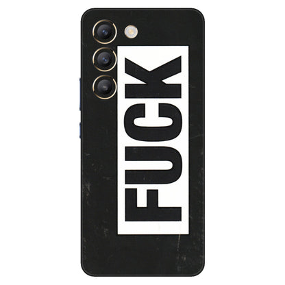 VIVO Z/V/X/T/U/S Series Phone Skins (All Models) - The F Word - 3D Embossed Finish (L-255) Vivo T3 (5G)