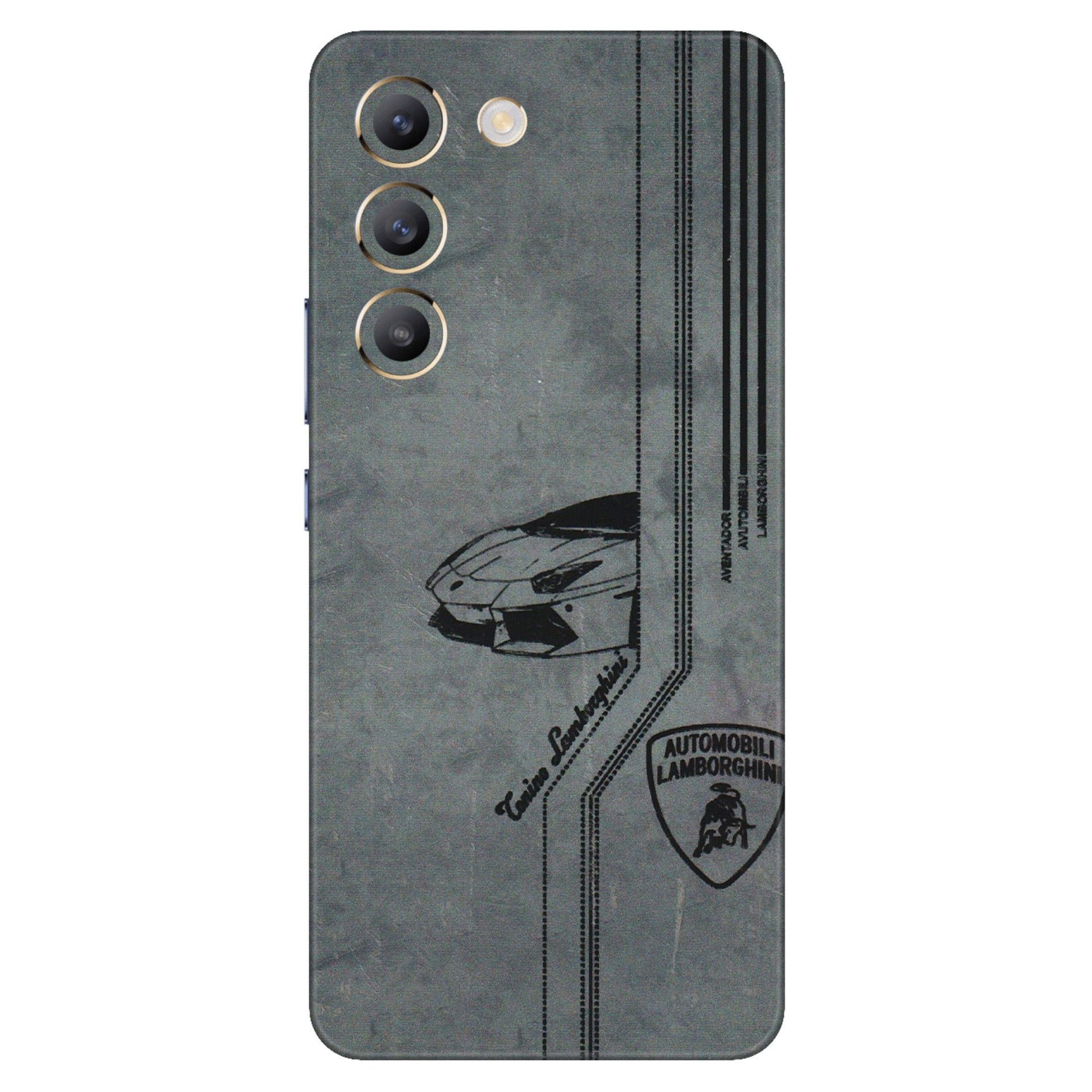 VIVO Z/V/X/T/U/S Series Phone Skins (All Models) - New Lamborgini Aventador - 3D Embossed Finish (L-321) Vivo T3 (5G)