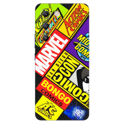 VIVO Z/V/X/T/U/S Series Phone Skins (All Models) - Bongo Comic Con - 3D Embossed Finish (L-325) Vivo T3 (5G)