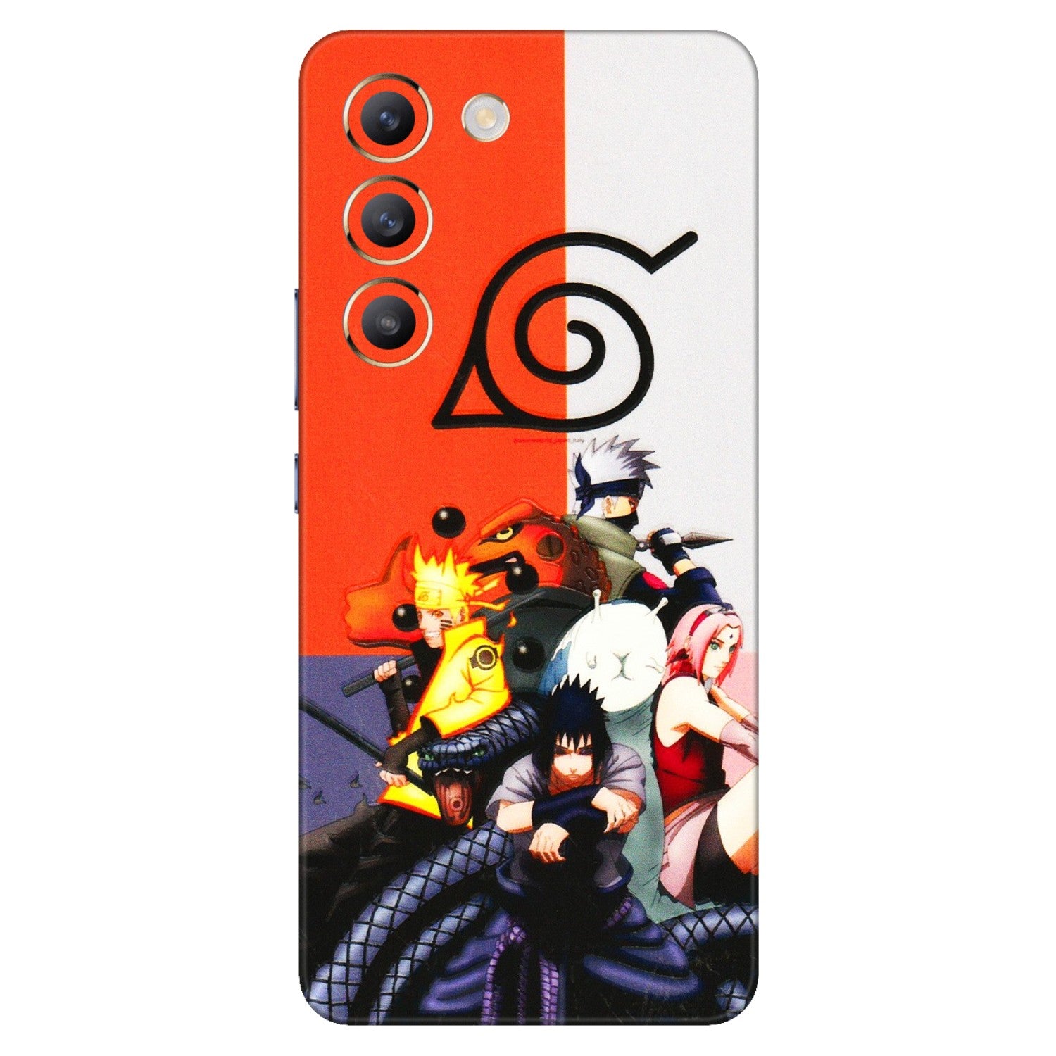 VIVO Z/V/X/T/U/S Series Phone Skins (All Models) - Naruto Final Fight - 3D Embossed Finish (L-33) Vivo T3 (5G)