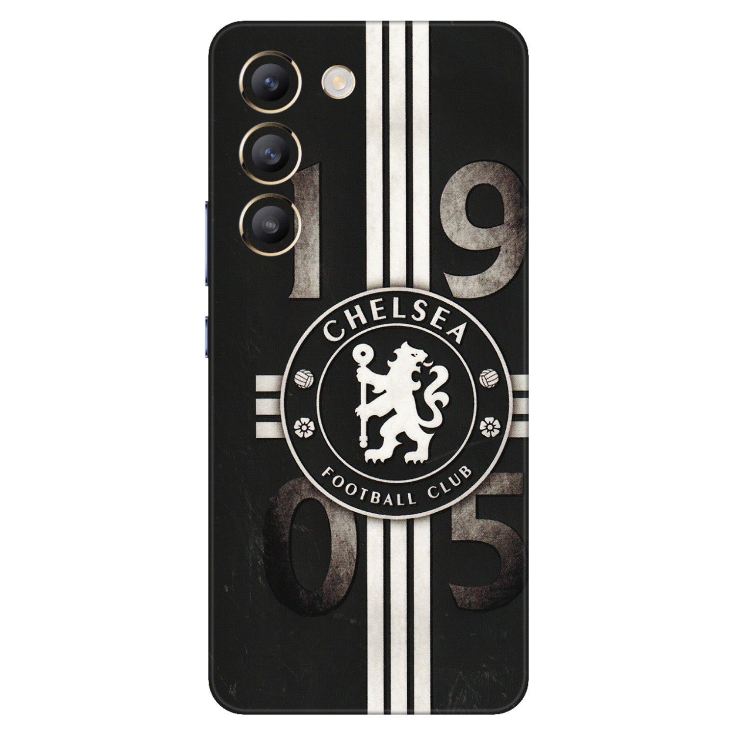 VIVO Z/V/X/T/U/S Series Phone Skins (All Models) - Chelsea Fan Club - 3D Embossed Finish (L-36) Vivo T3 (5G)
