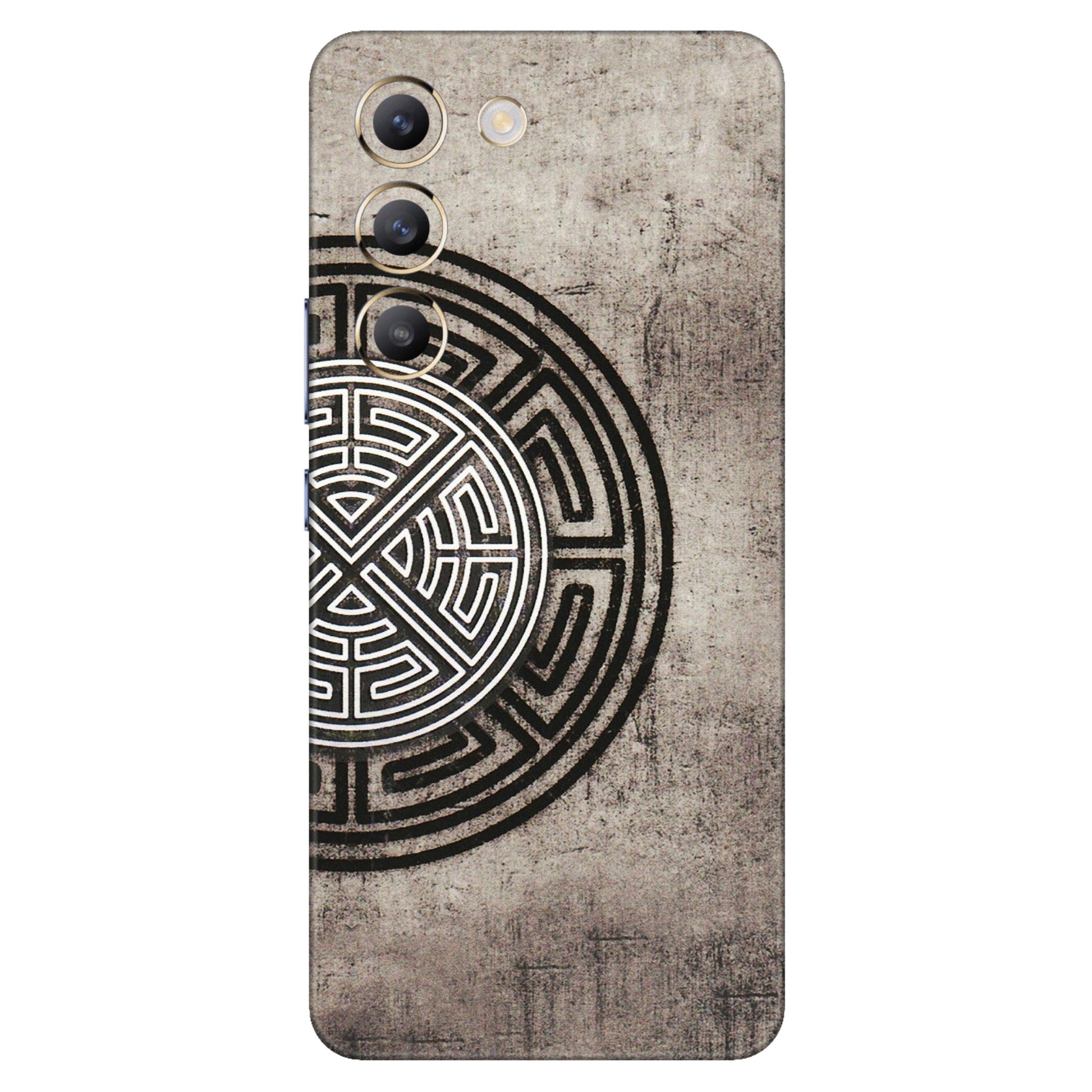 VIVO Z/V/X/T/U/S Series Phone Skins (All Models) - Mysterious Circular Design - 3D Embossed Finish (L-63) Vivo T3 (5G)