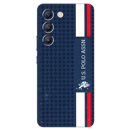 VIVO Z/V/X/T/U/S Series Phone Skins (All Models) - US POLO Designer Brand - 3D Embossed Finish (L-65) Vivo T3 (5G)