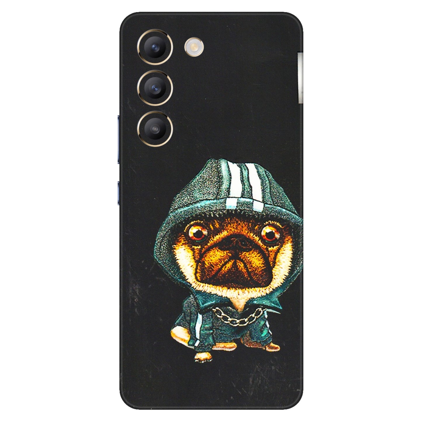 VIVO Z/V/X/T/U/S Series Phone Skins (All Models) - Puppy N Hoodie - 3D Embossed Finish (L-90) Vivo T3 (5G)