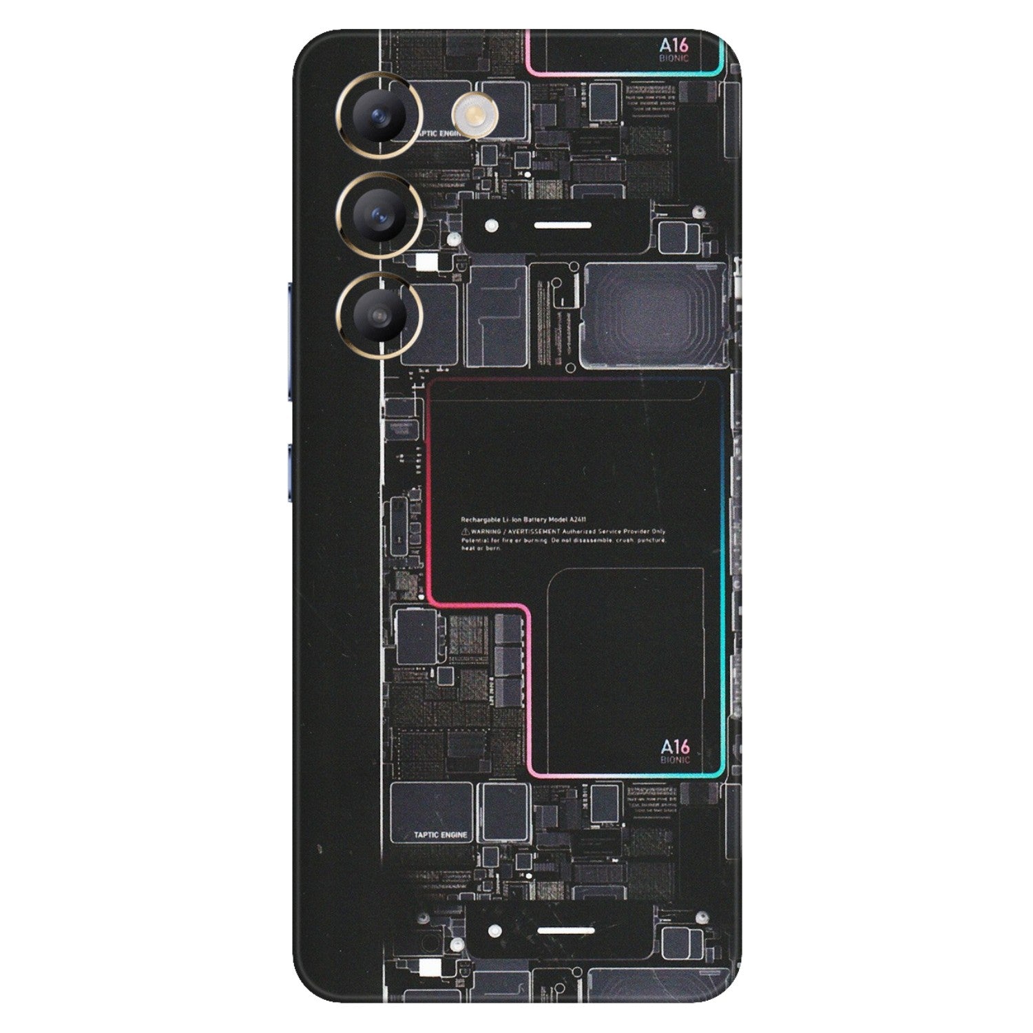 VIVO Z/V/X/T/U/S Series Phone Skins (All Models) - Motherboard Circuit Layout - Matte Finish (M-117) Vivo T3 (5G)
