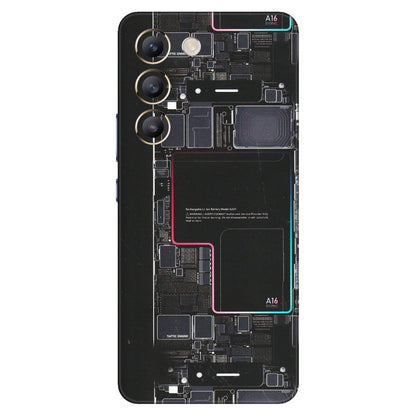 VIVO Z/V/X/T/U/S Series Phone Skins (All Models) - Motherboard Circuit Layout - Matte Finish (M-117) Vivo T3 (5G)