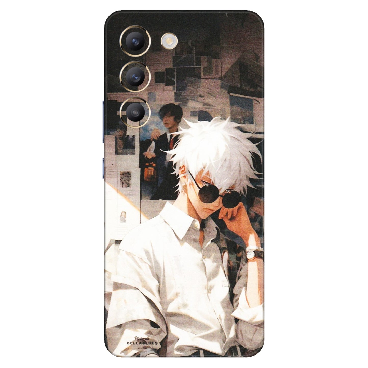 VIVO Z/V/X/T/U/S Series Phone Skins (All Models) - Gojo Satoru Jujustu Kaisen Anime - Matte Finish (M-156) Vivo T3 (5G)