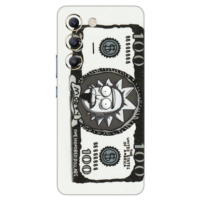 VIVO Z/V/X/T/U/S Series Phone Skins (All Models) - Rick And Morty Hundred Dollar Anime - Matte Finish (M-161) Vivo T3 (5G)