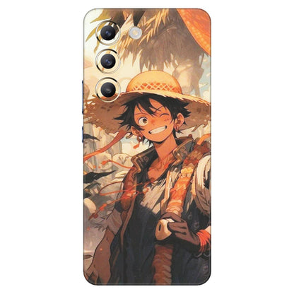 VIVO Z/V/X/T/U/S Series Phone Skins (All Models) - Anime Character Smile - Matte Finish (M-33) Vivo T3 (5G)
