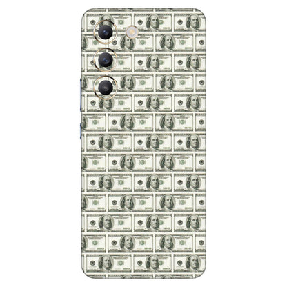 VIVO Z/V/X/T/U/S Series Phone Skins (All Models) - I Love Dollars - Matte Finish (M-40) Vivo T3 (5G)