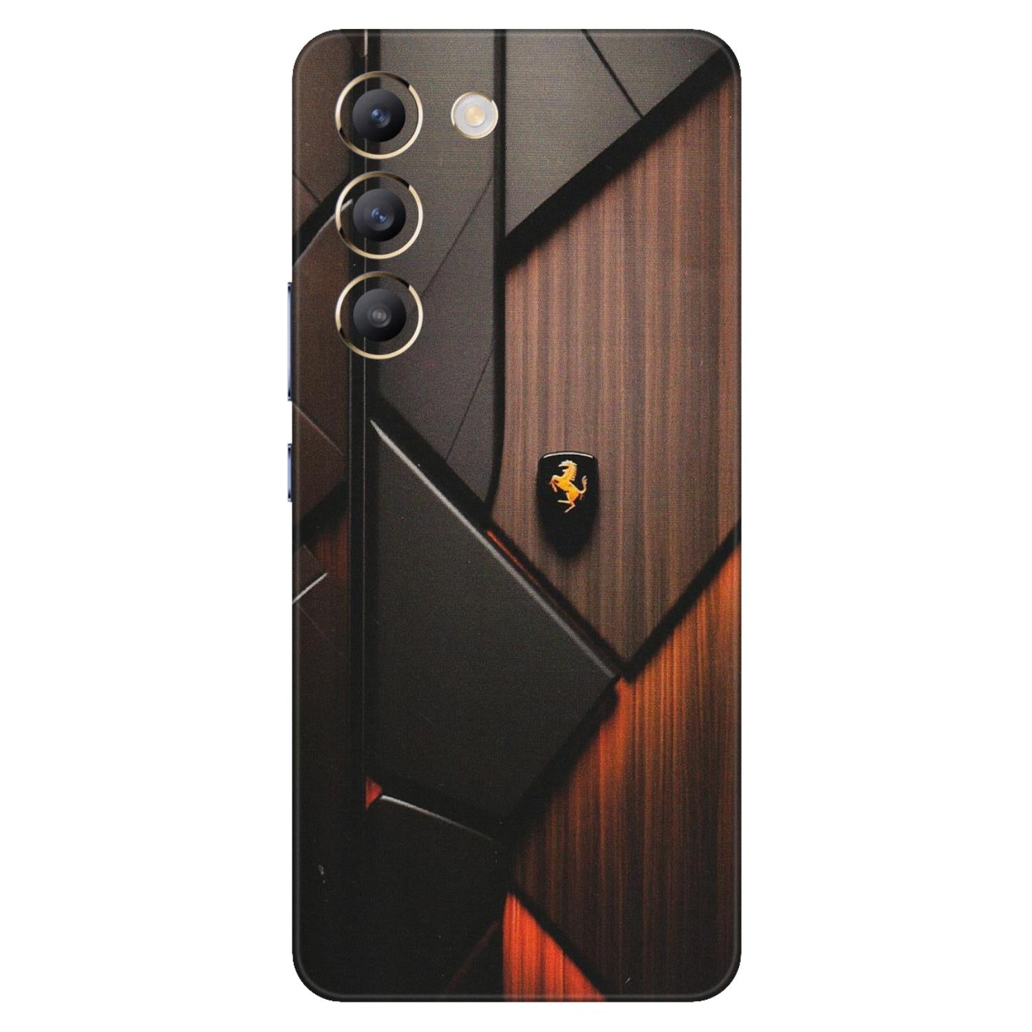 VIVO Z/V/X/T/U/S Series Phone Skins (All Models) - Lambo Beauty Wood Pattern Sober - Matte Finish (M-51) Vivo T3 (5G)