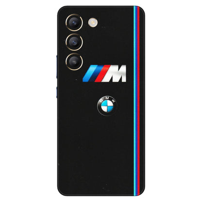 VIVO Z/V/X/T/U/S Series Phone Skins (All Models) - Styling With Black BMW - Matte Finish (M-74) Vivo T3 (5G)