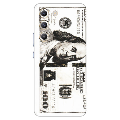 VIVO Z/V/X/T/U/S Series Phone Skins (All Models) - 100 Dollar Currency - Transparent Finish (T-01) Vivo T3 (5G)
