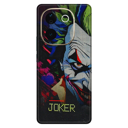 VIVO Z/V/X/T/U/S Series Phone Skins (All Models) - Joker Dot Matrix - 3D Embossed Finish (L-08) Vivo T3 Pro (5G)