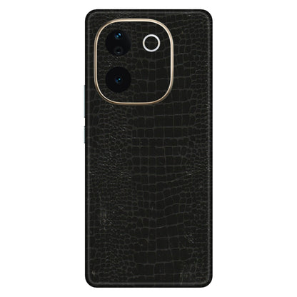 VIVO Z/V/X/T/U/S Series Phone Skins (All Models) - Snake Leather Black - 3D Embossed Finish (L-107) Vivo T3 Pro (5G)